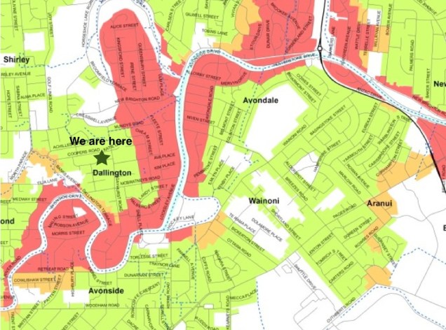 The Red Zone, Christchurch