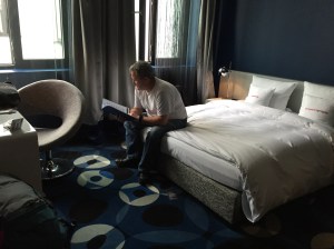 Funky hotel - our floor is 1960s themed